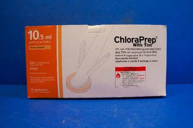 Carefusion 260715 Chloraprep One Step Applicator, 10.5ML Box of 265